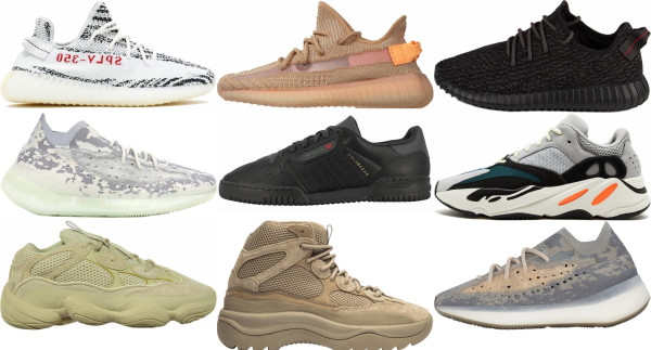 Adidas Yeezy Sneakers (14 Models in 