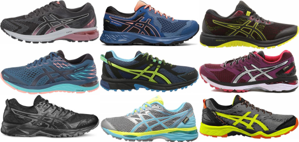 asics gore tex running shoes womens