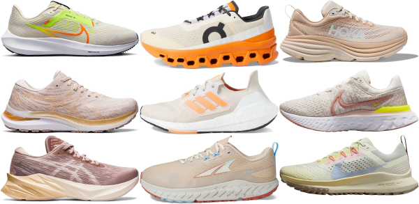 Save 30% on Beige Running Shoes (43 