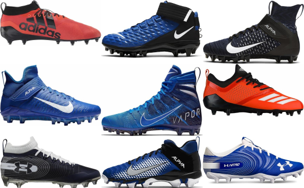 Blue Lace-up Football Cleats (13 Models in Stock) | RunRepeat