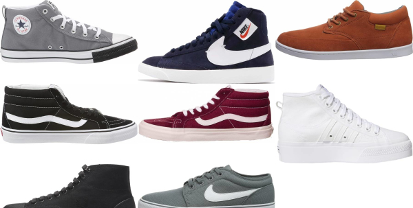 mid top canvas shoes