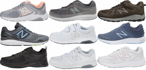 new balance cushioned walking shoes