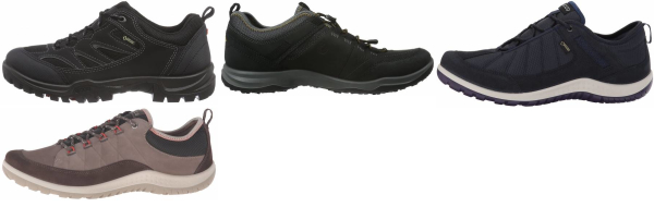 ecco leather walking shoes