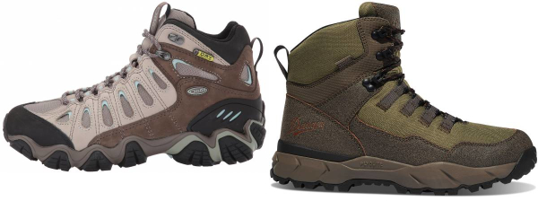 hiking boots with wide toe box and narrow heel