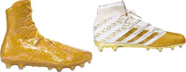 buy gold football cleats for men and women