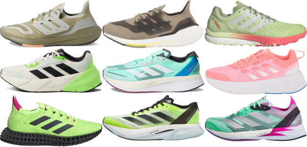 buy green adidas running shoes for men and women