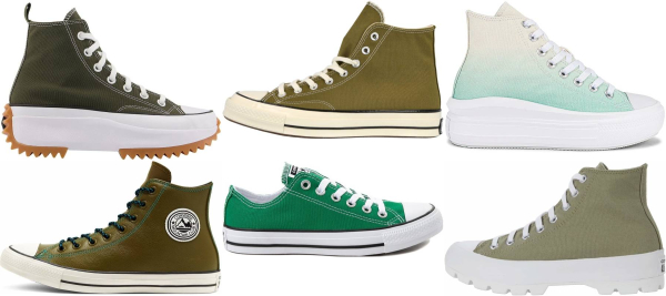 forest green converse high tops