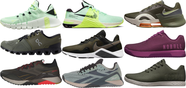 green gym shoes