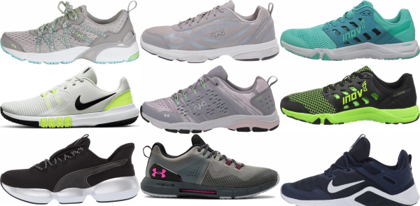 green workout shoes