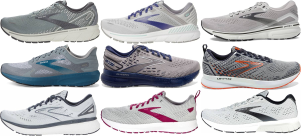 women's gray brooks running shoes