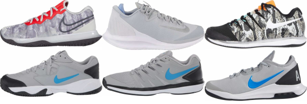 grey nike tennis shoes