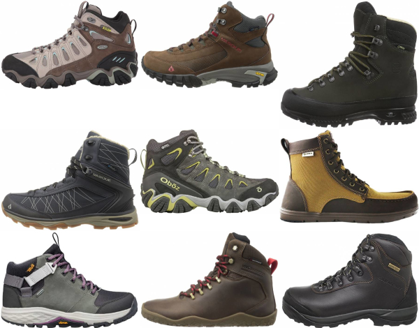 Leather Wide Toe Box Hiking Boots 