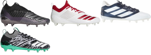 red and white adidas football cleats