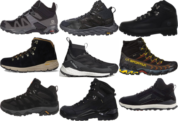 buy men's black hiking boots for men and women