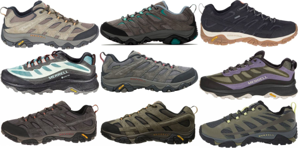 buy merrell moab hiking shoes for men and women
