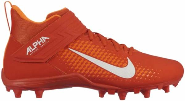 orange mens football cleats