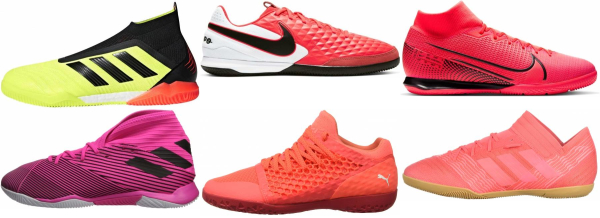 pink indoor soccer cleats