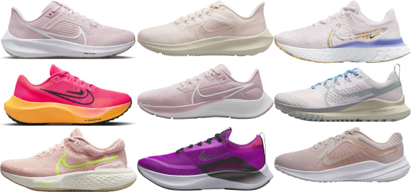 light pink nikes womens