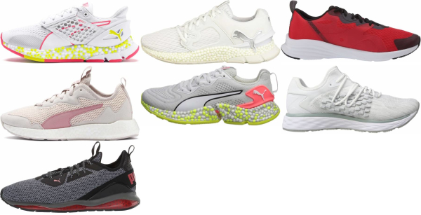puma cushioned running shoes