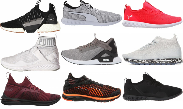 puma slip on running shoes