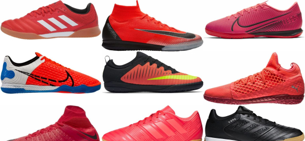 indoor soccer shoes red