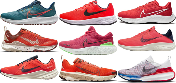 running shoes nike red