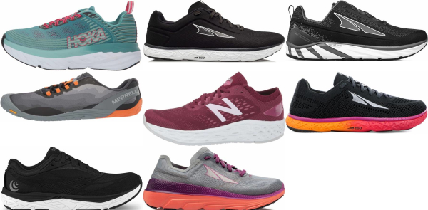 front strike running shoes