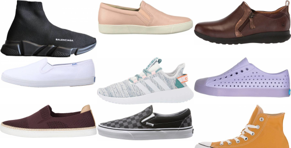 Slip-on Narrow Sneakers (2 Models in 