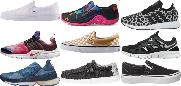 buy slip-on no lace sneakers for men and women