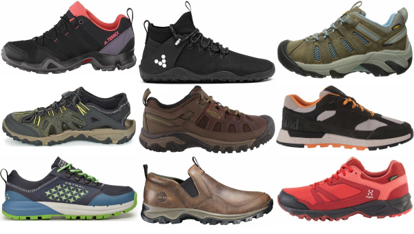 water resistant trekking shoes