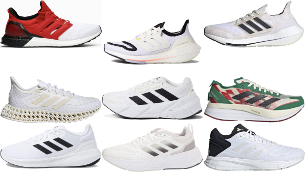 70+ White Adidas running shoes: Save up to 51% | RunRepeat