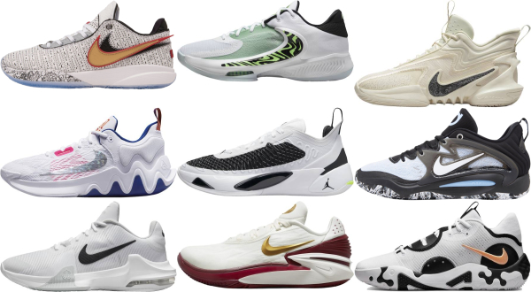 100+ White low top basketball shoes: Save up to 51% | RunRepeat