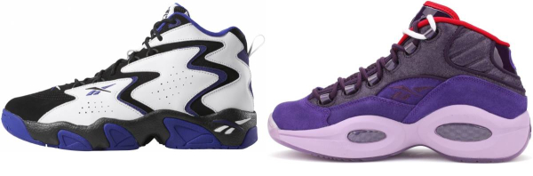 purple reebok basketball shoes