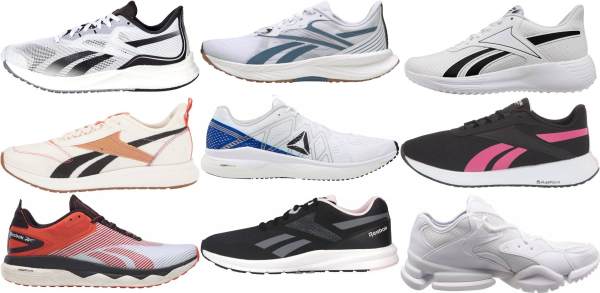 buy white reebok running shoes for men and women