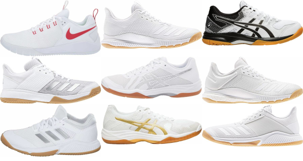 all white volleyball shoes