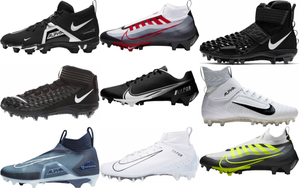 buy wide nike football cleats for men and women