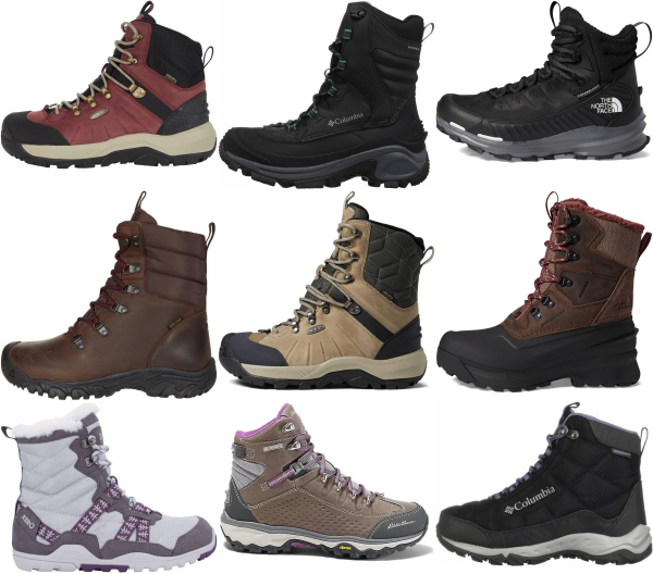 buy women's insulated hiking boots for men and women