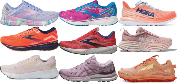 buy women's pink running shoes for men and women