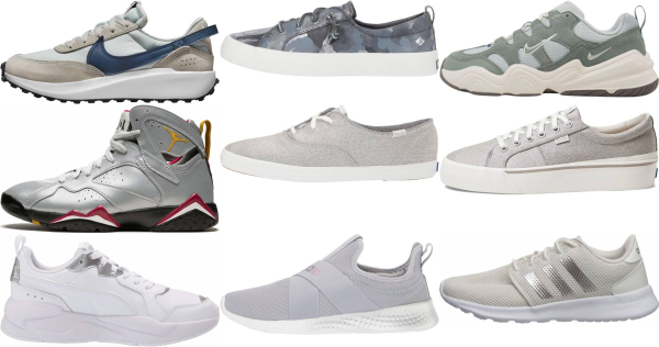 buy women's silver sneakers for men and women
