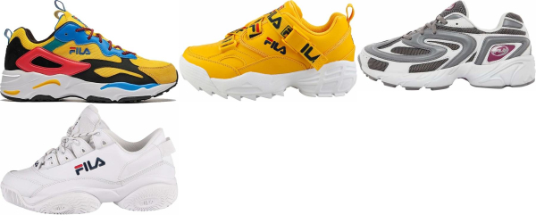 fila shoes mens yellow