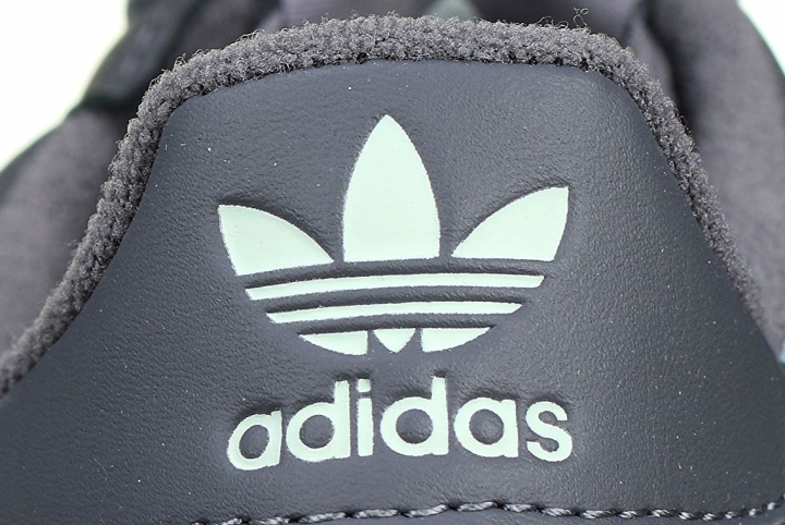 Adidas Continental 80 trefoil logo at the heel