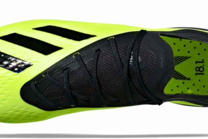 Adidas X 18.1 Soft Ground offers a form-fitting wrap 