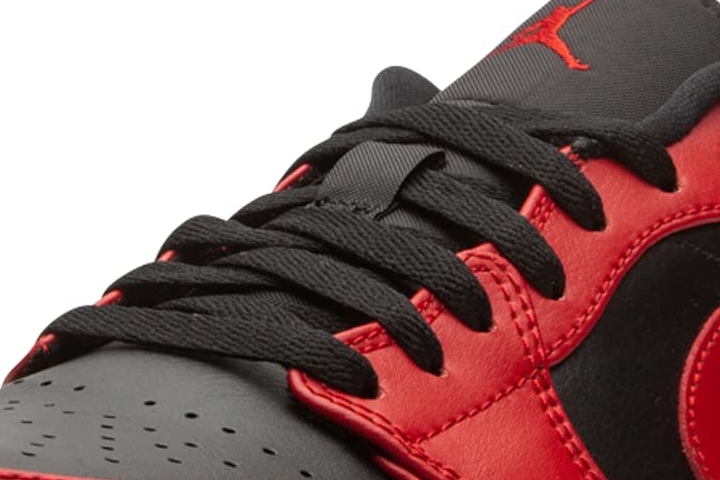 Air Jordan 1 Low laces lateral view