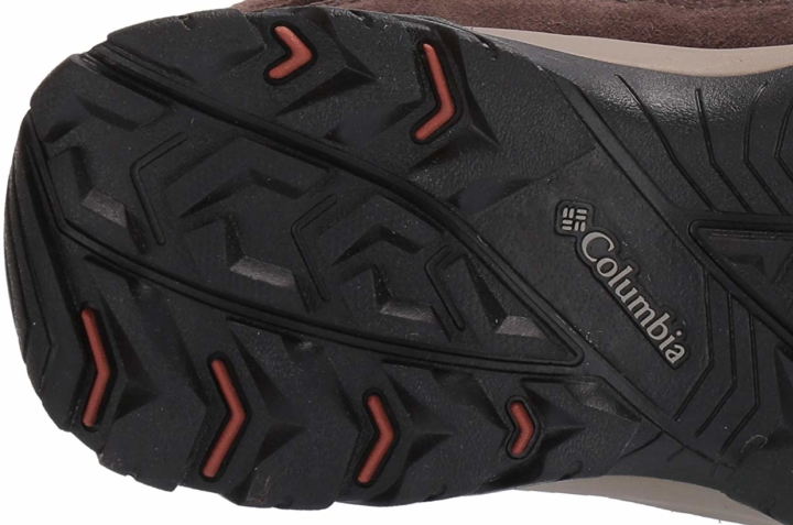 Columbia Crestwood Mid Waterproof outsole
