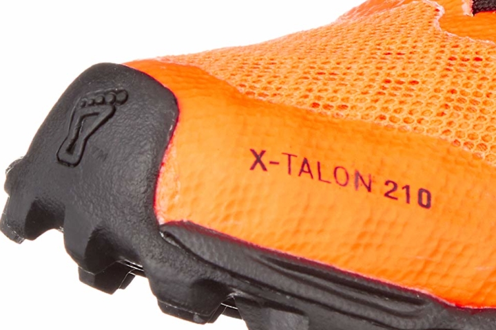 Inov 8 Homme X-TALON 210 Trail Chaussures De Course Baskets Baskets Orange Sports 