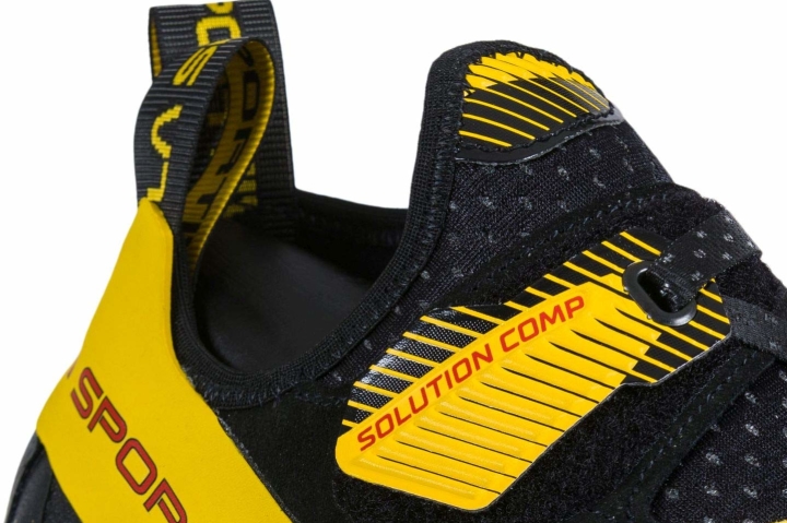 La Sportiva Solution Comp Keeps the heel securely in place