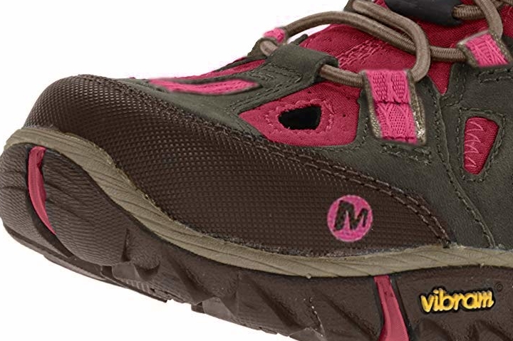 Merrell All Out Blaze Sieve closed-toe construction