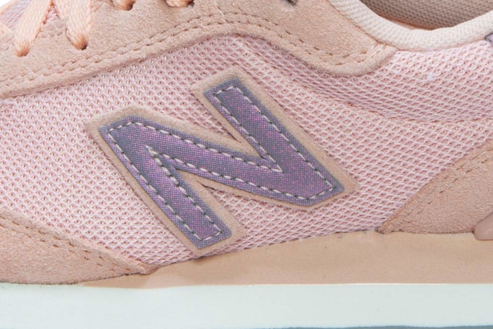 New Balance 515 side view of N logo