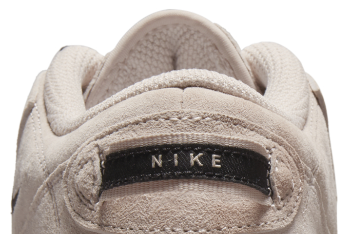 Nike Lahar Low heel view of cream color