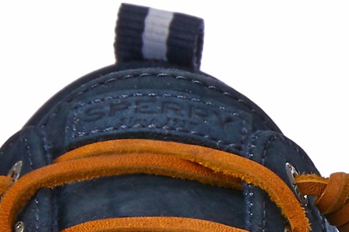 Sperry Crest Vibe Washable Leather logo on top
